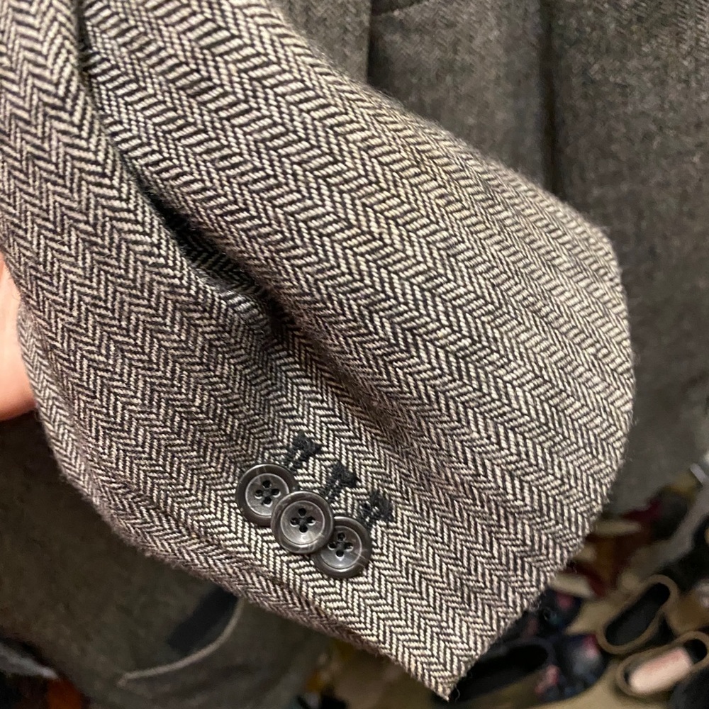Old navy gray tweed blazer size LG